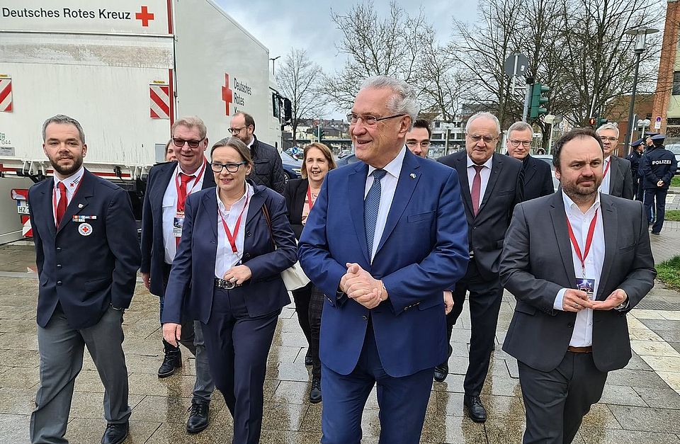 Kongress-Besuch Innenminister Joachim Herrmann 2023 in Weiden