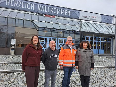 Kurzer PR-Termin an den Stadthallen